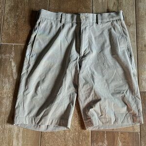 Grey golf shorts